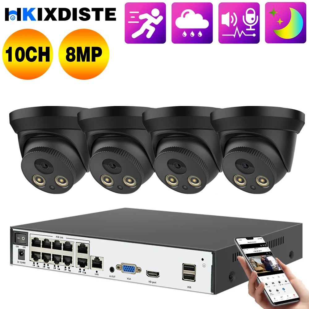 4K Poe Security Cam…