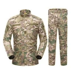 Vestiti all'aperto uniforme abiti tattici giacca abbigliamento uomo pantalone Camo tuta da caccia panno softair