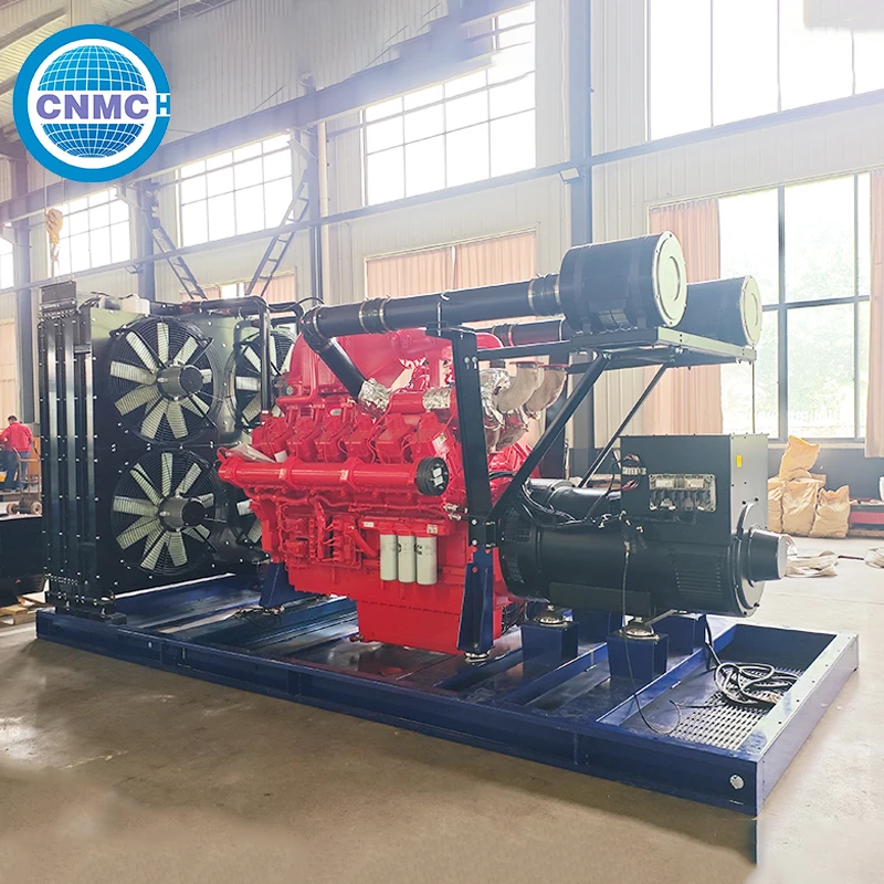 CNMC Gas Generator Gas Genset High Peak 20-300kw Perkins Yuchai Cummins EPA CE Certified Open Frame Factory Emergency Use