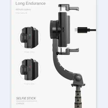 Handheld stabilizer selfie stick, outdoor desktop, mobile phone holder, live stream, tripod, Bluetooth connection