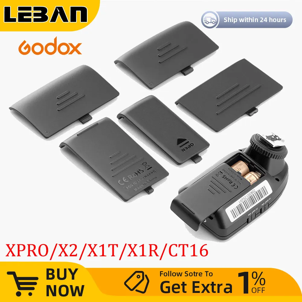 Godox XPRO X2 X1T X1R CTR-16 Trigger Transmitter Receiver Battery Cover Replace Accessories