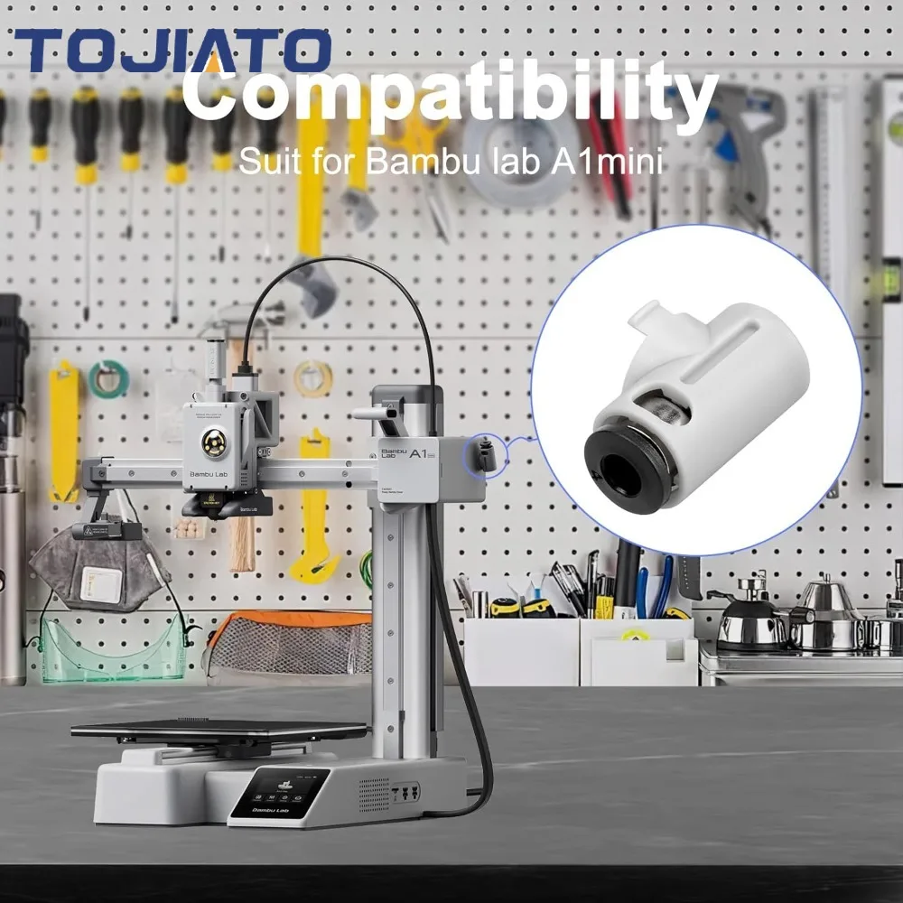 Precision Fit PTFE Adapter for Bambu Lab A1/A1min 3D Printer Accessories,Excellent AMS Tubing Connectors view 5