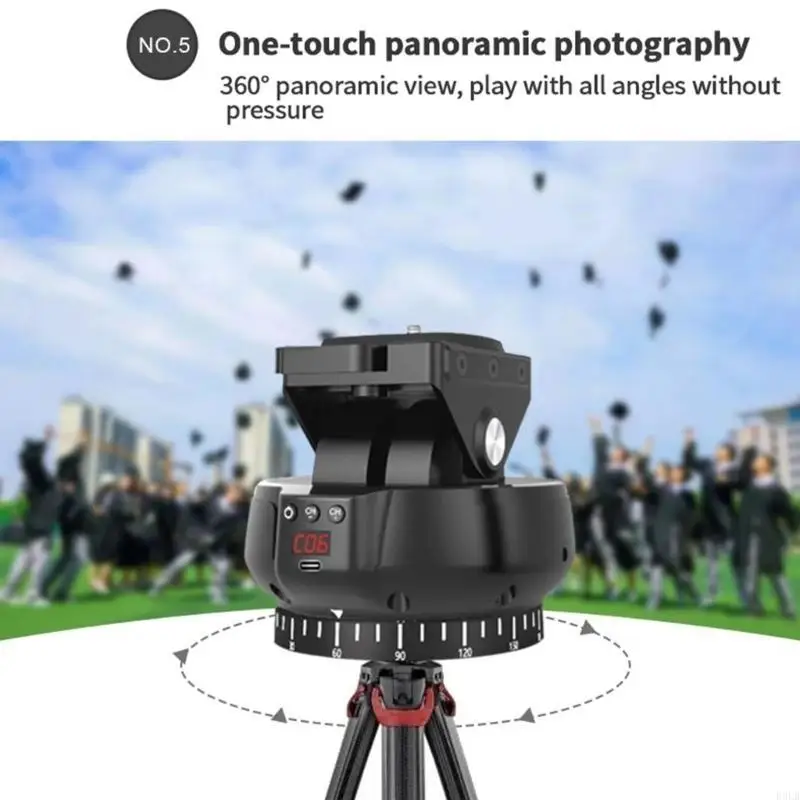 

2025 New Remote Control Electric Gimbals 360Panoramic Rotation AntiShake Technology For DSLR Cameras Smartphones Long Last