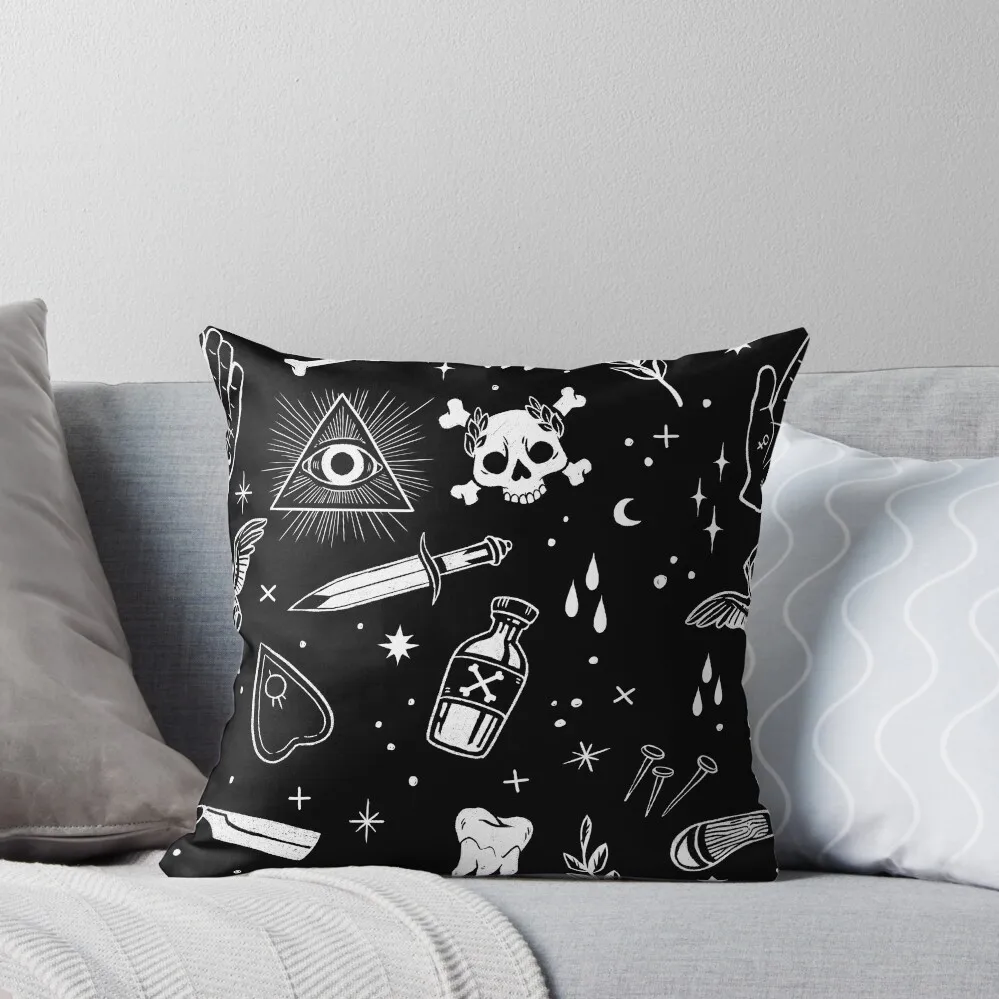 A Few Macabre Things Throw Pillow Decorative Cushions For Luxury Sofa Pillow Cases Decorative Sofa Cushions Cover pillow