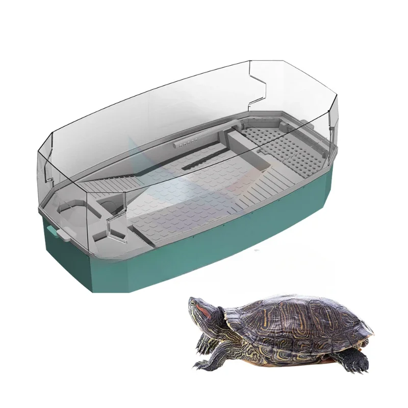 

Wholesale High Quality Ecological Turtle Tank Aquarium for Reptile Glass Aquatic Turtle Pool Tank