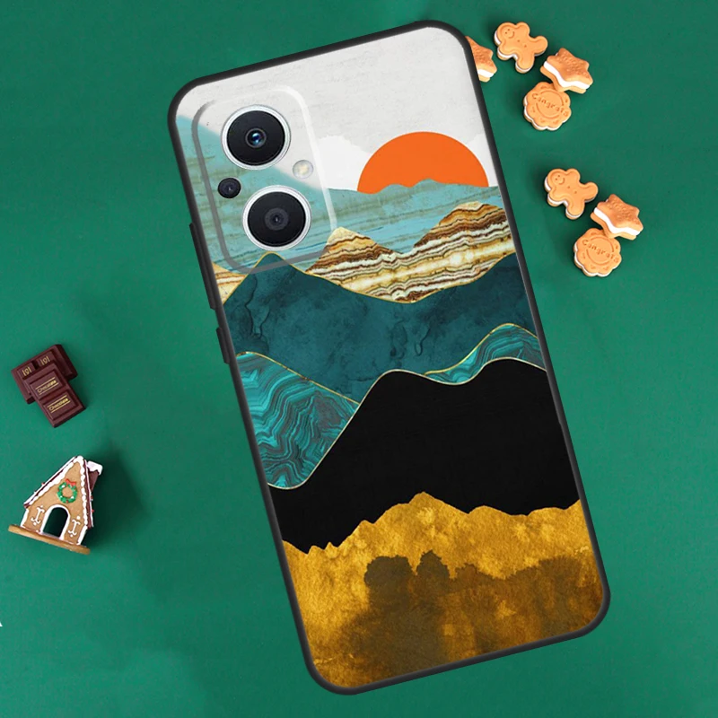 Landscape Mountain Night Sky Case For OPPO Reno 10 Pro 4Z 5Z 8T 4 5 6 7 8 Lite OPPO Find X5 X6 Pro X2 Neo X3 Lite Cover