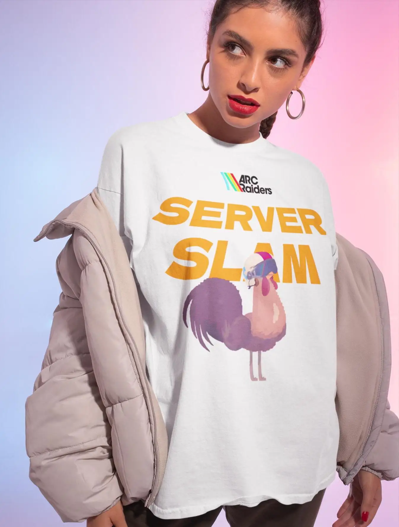 Arc Raiders Server Slam Shirt - Funny Gamer Tshirt Summer Men's and Women's Loose and Breathable T-shirt Top