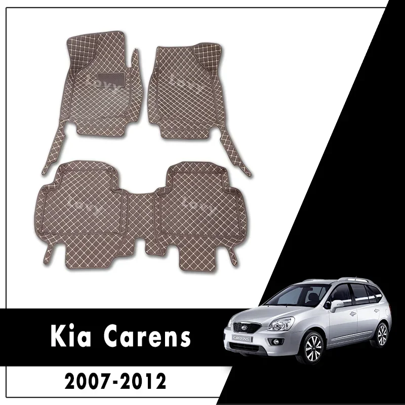 

Автомобильные коврики для Kia Carens 2012 2011 2010 2009 2008 2007 (5 местных) Ковры для ног Авто Стайлинг Интерьер Пользовательские аксессуары