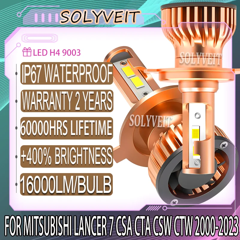 

Dustproof Night Reliability High Low Beam Headlight Bulb For MITSUBISHI LANCER 7 CSA CTA CSW CTW 2000 2001 2002 2003 2004-2023