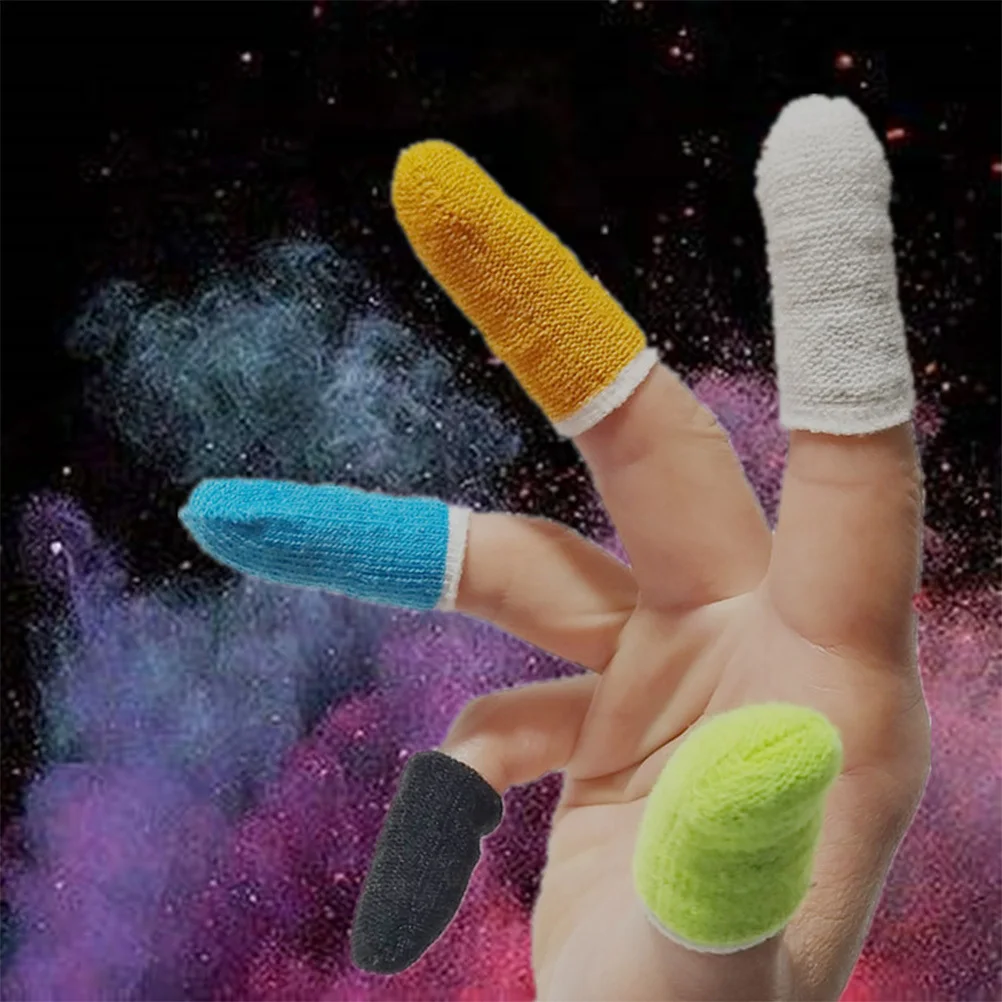 

10Pcs Finger Sleeves for Phone Game Anti-Slip Sweatproof Thumb Cover Enhanced Touch Sensitivity Gaming Accessory Oil Resistant