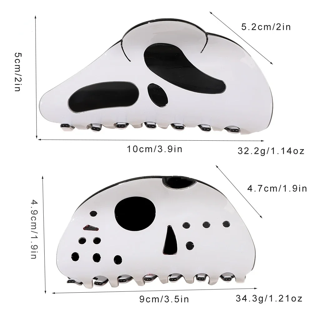 مشبك شعر على شكل شبح للهدايا للسيدات ، شخصية احتفالية ، قبضة ظهر رأس مضحكة ، هدية إكسسوارات ، 10 *
