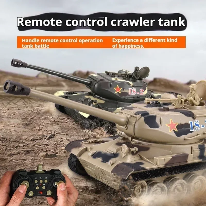 perfect gift set:1:20 robot chassis rc tank model,remote control car,simulation russian IS-2 king tiger model tank toys for kids