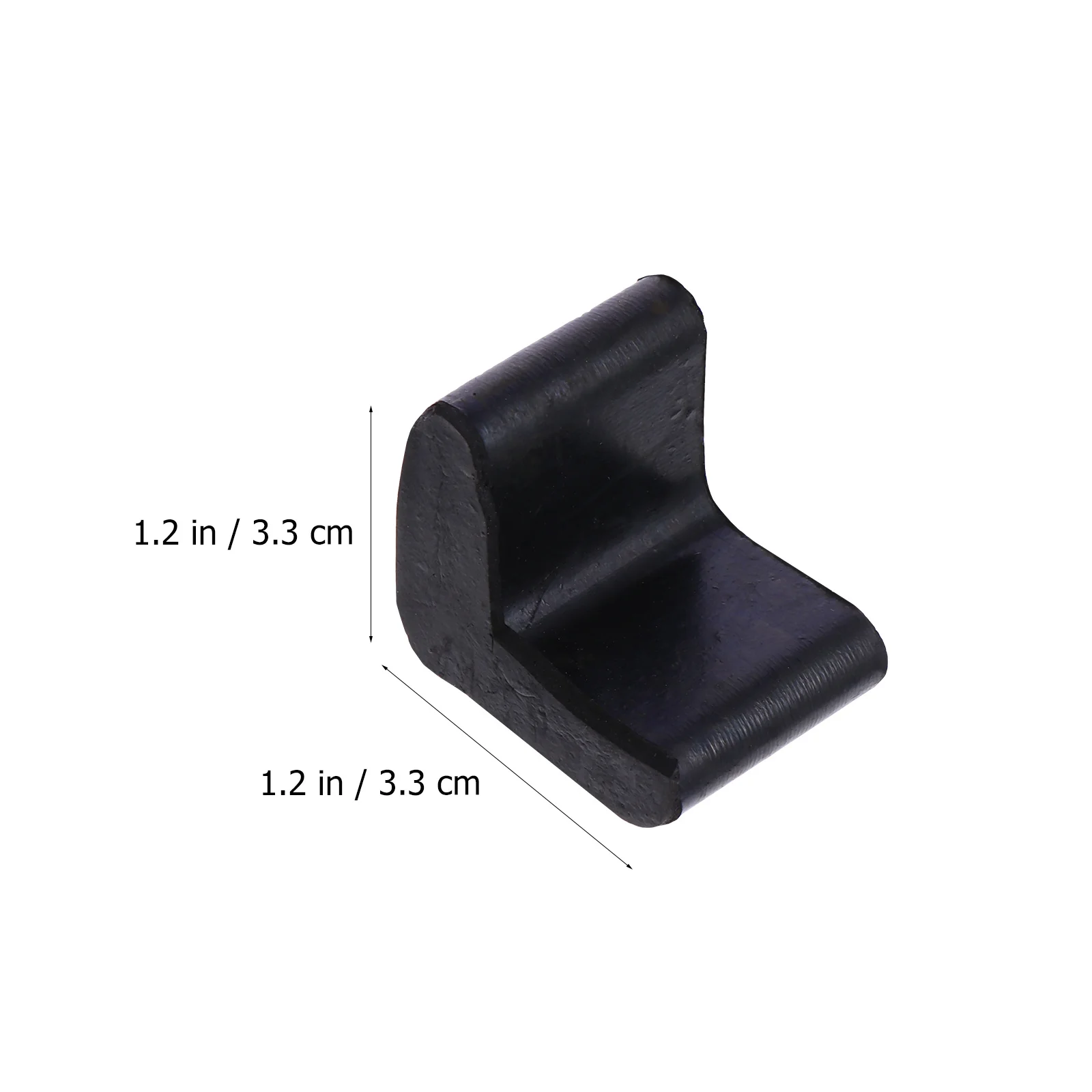 30 قطعة منصات القدم المطاطية المضادة للانزلاق للأرضيات الأثاث زاوية بطانة حماية الثقيلة حافظات الأرضية كرسي الساق يغطي أرجل المكتب #5