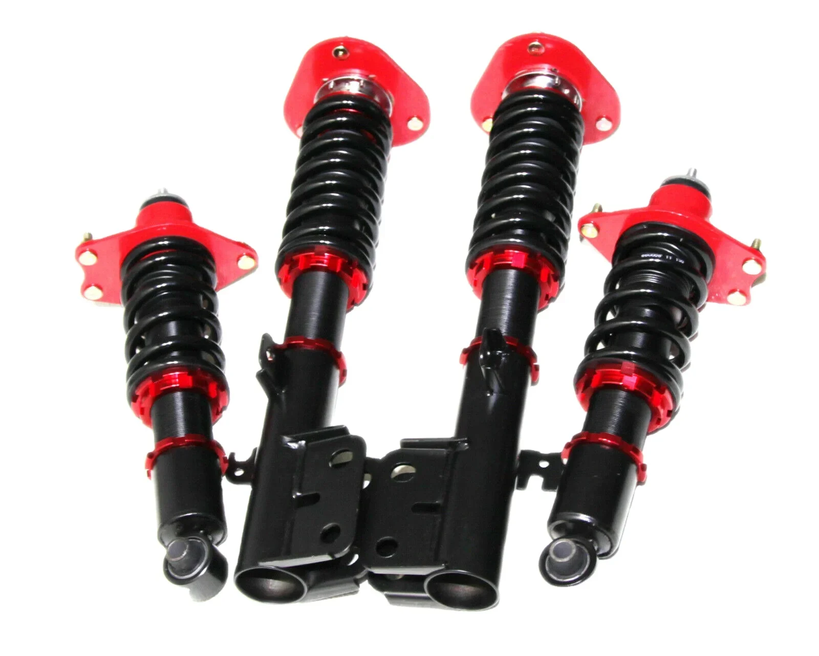 Red Coilover Suspension Reduction Kit, Compatible with 2005-2008 Honda/Acura Civic TC Base/Roadster 2D