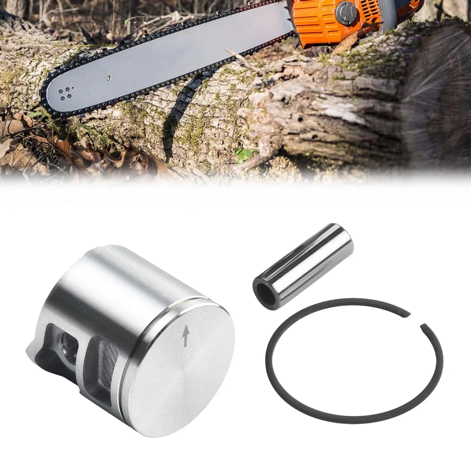 

Replacement Piston Assembly for Jonsered C 252 C 253 Chainsaws Fits Models For 545 For 545XP 550 550XP Complete Set 43MM