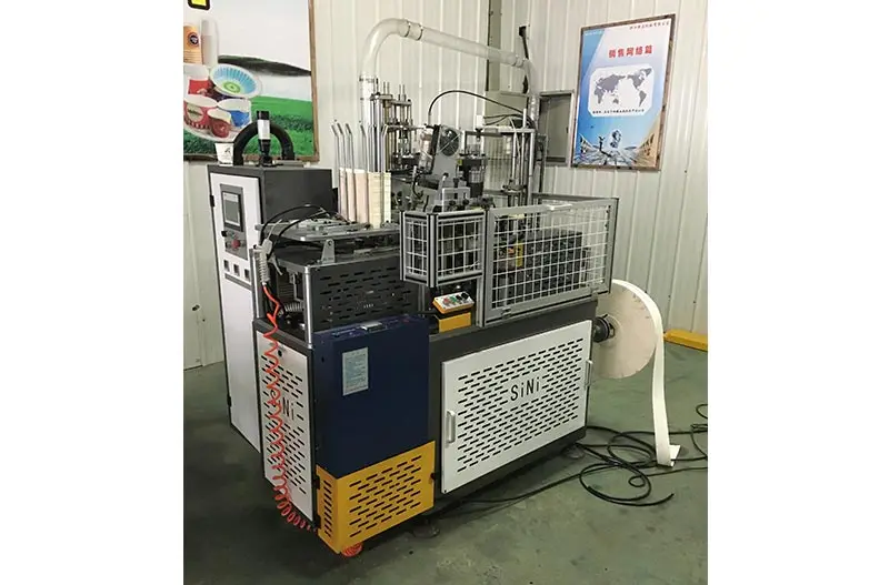 HIgh Speed 50-90cups/min Disposable Paper Cup Making Machine