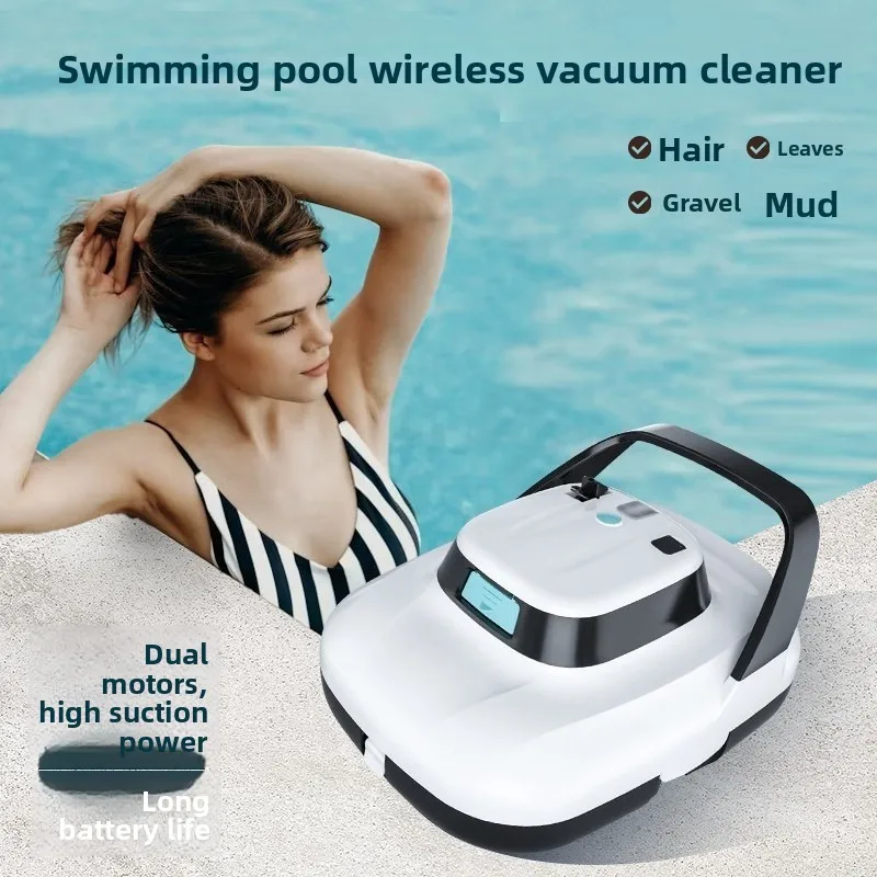 Swimming Pool Sewage Suction Machine Filters Water At The Bottom of The Turtle Pond, Underwater Fish Pond Vacuum Pump