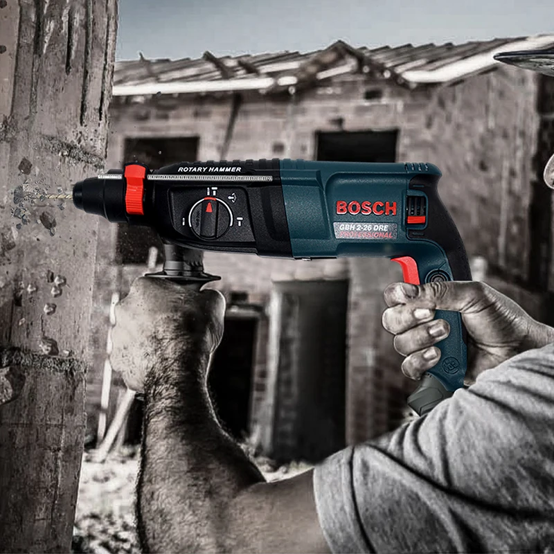 مطرقة دوارة احترافية من BOSCH GBH2-28 مع حافظة SDS - Plus 880W 3.2J Impact Energy