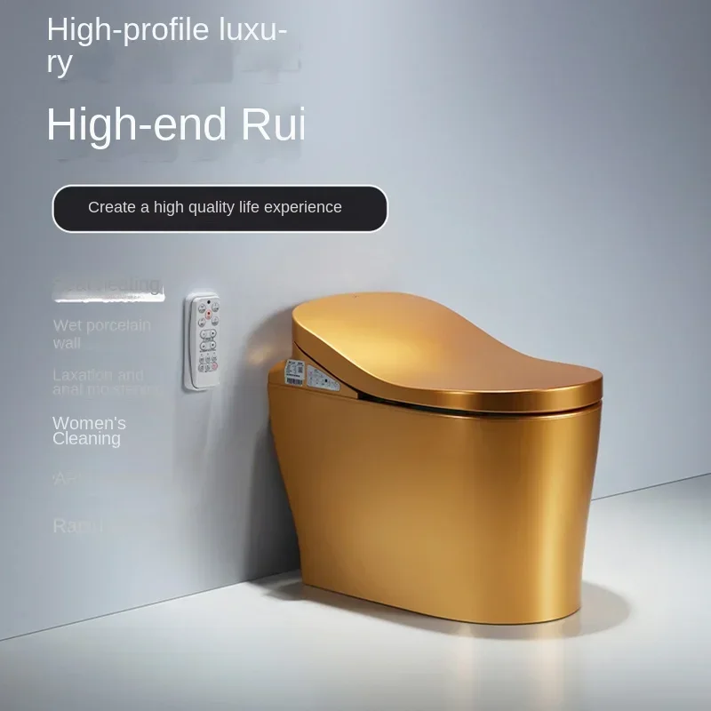 Fully automatic golden smart toilet instant electric laxative and moisturizing machine