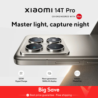 Global Version Xiaomi 14T Pro 5G Global Version 50MP Leica Camera MediaTek Dimensity 9300+ 6.67'' 144Hz AMOLED 120W HyperCharge