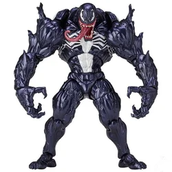 18cm Marvel Comics Spider-Man Movie Villain Black Red Venom 1/15 Liquid Action Figure PVC Statue Model Collection Toys Gifts