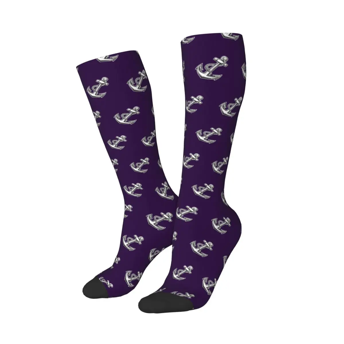 

Носки с якорем Fremantle Dockers, чулки в стиле Харадзюку, всесезонные длинные носки, аксессуары для унисекс, рождественские подарки