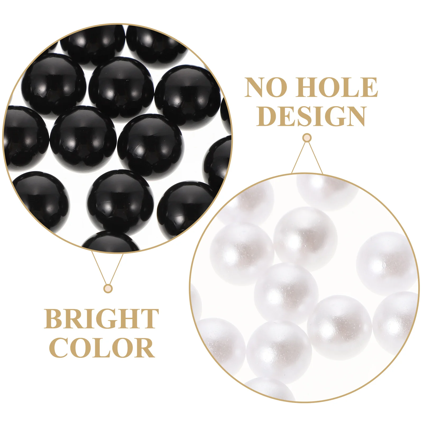 

400 Pcs Decorations Simulated Pearl Filling for Vase Fake Pearls Floating Beads Fillers Craft Vases Centerpieces