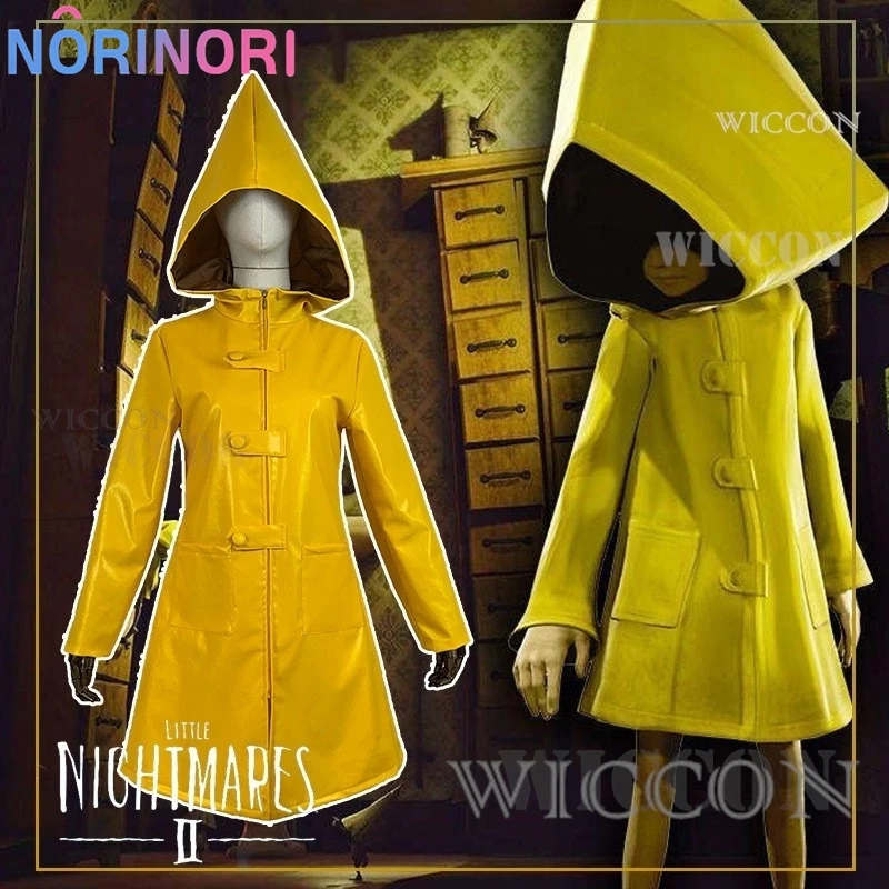 Little Nightmares Jacket Halloween Cospaly Costume Anime Six Coat Little Nightmare Hungry Kids Props Unisex Carnival Clothes