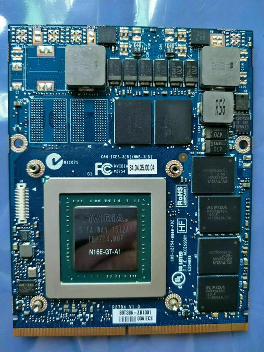 بطاقة فيديو رسومية GTX 970M N16E-GT-A1 6GB GDDR5 لـ DELL ALIENWARE Clevo MSI