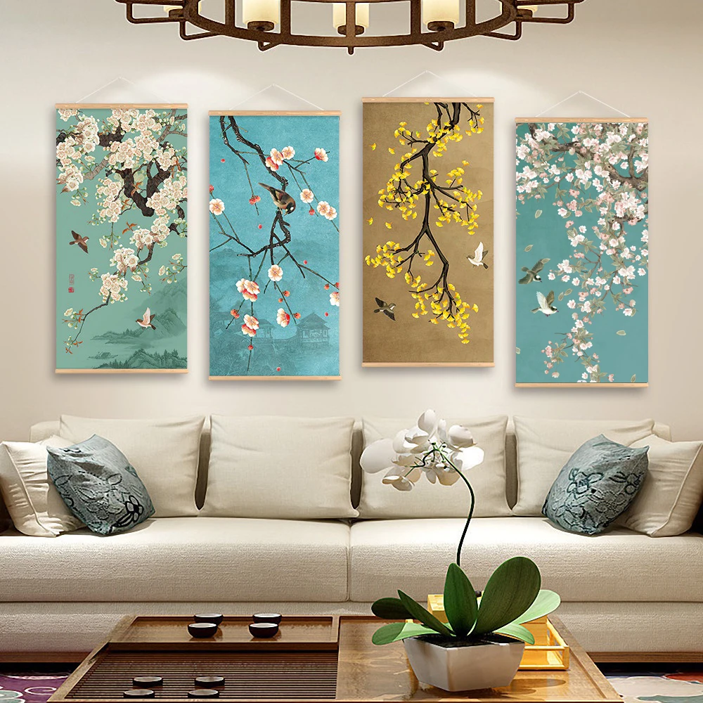Chinese Ink Landscape Canvas 2