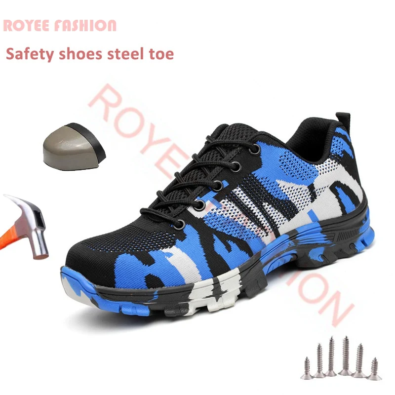 2023 Indestructible Shoes Men Steel Toe Cap Work Safety Shoes Sneakers Protective Steel toe Shoes Boots Women Work Shoes zapatos