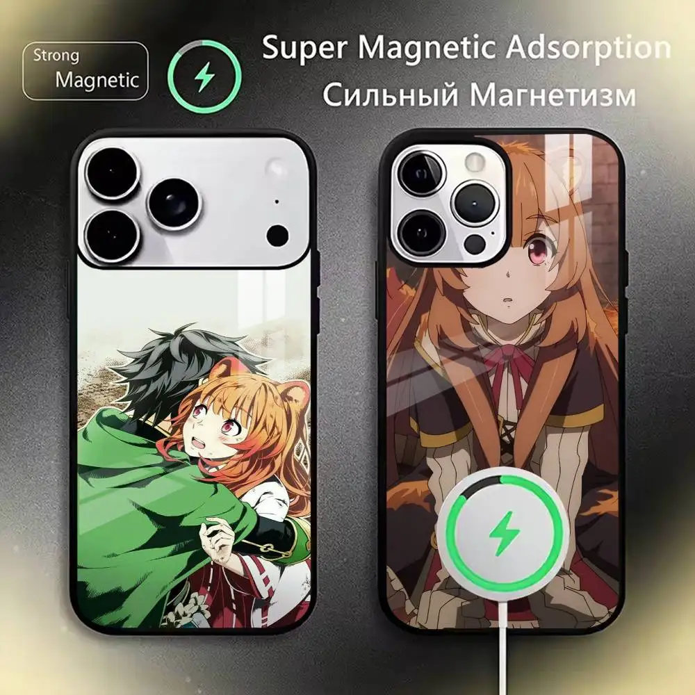 

The Rising of the Shield Hero Phone Case Magnetic with Magsafe Wireless Charging For iPhone17,16,15,14,13,12,11 Plus,Pro