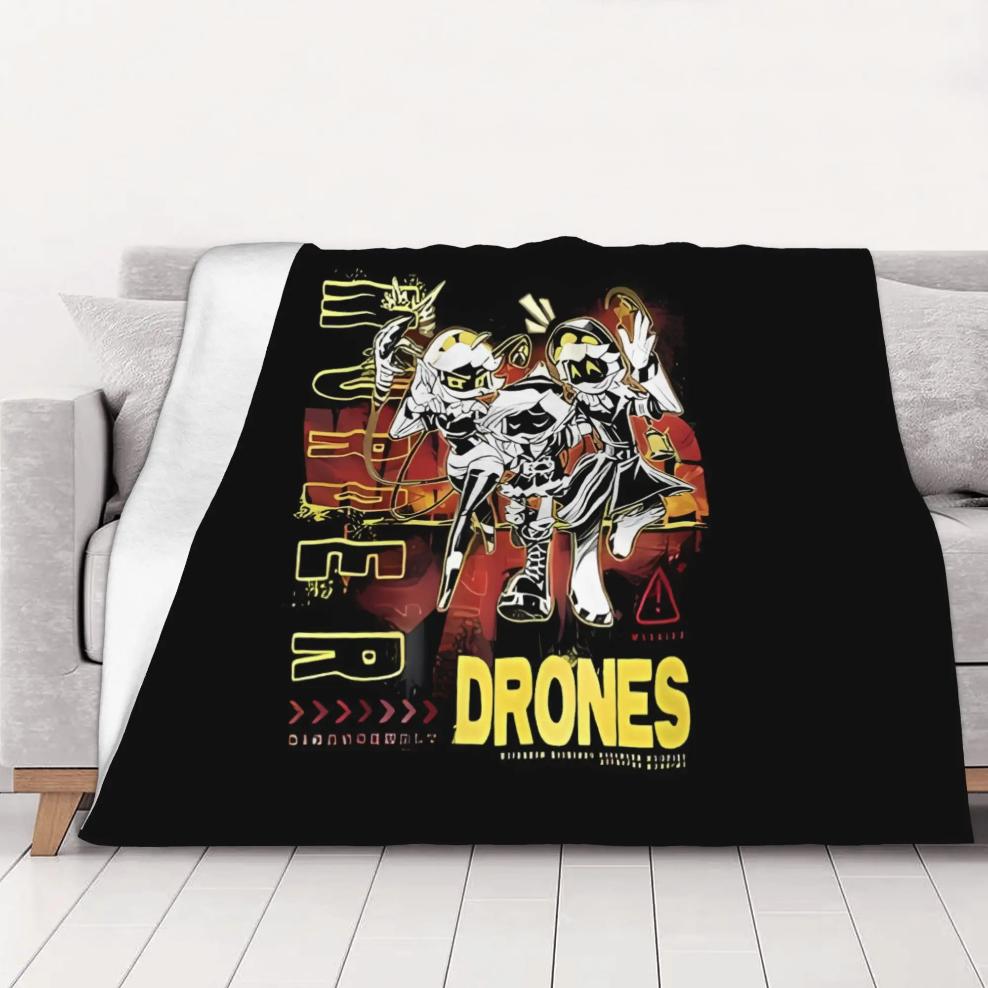 1PC Classic Murder Drones home room decorations Winter Blankets for Adults Bedding Home Interior Sofa Knee