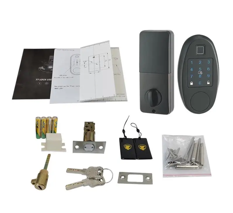 ene smart door lock guangdong hyh hardware door handle set lock finger print door lock