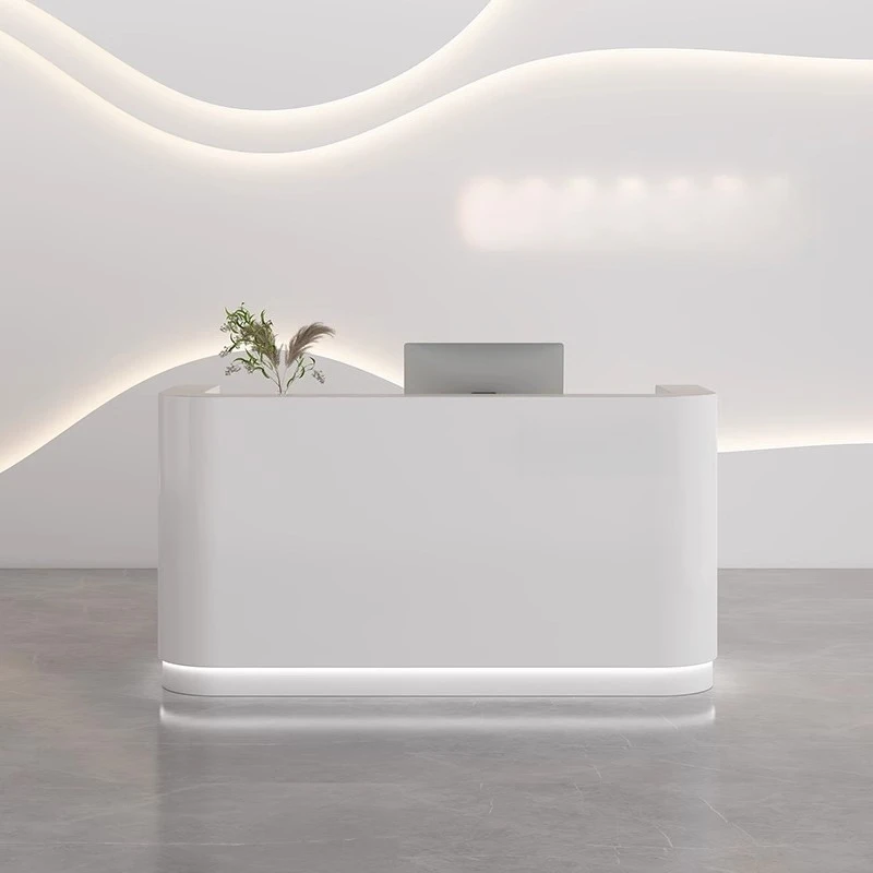 

Company Executive Reception Desks Hotel Restaurant Display Reception Desks Welcome Organizers Mostrador Commercial Furniture