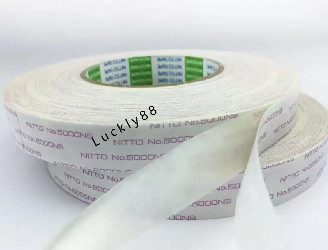 Original 5000NS Double-Sided Tape Non-Woven Adhesive Foam Tape Strong Adhesion for Printers Photocopiers Length 50M