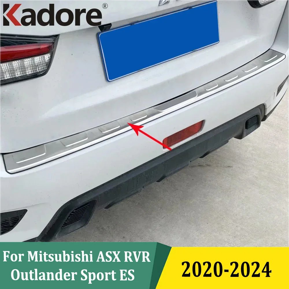 

For Mitsubishi ASX RVR Outlander Sport ES 2020 2021 2022-2024 Rear Bumper Protector Sill Trunk Guard Cover Trim Car Accessories