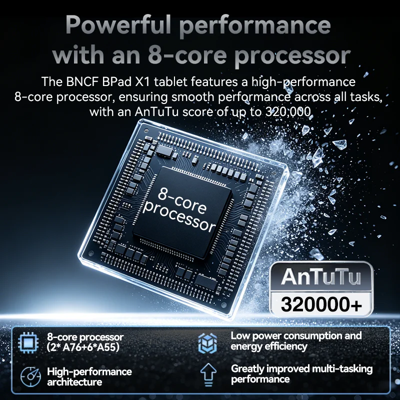 BNCF BPad X1 Android 16 Tablet 8.68