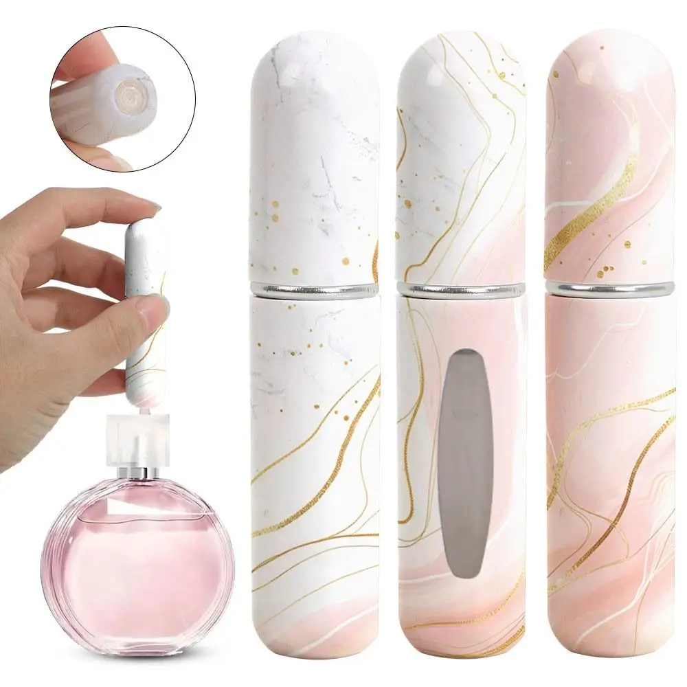 Portable 5ml Mini Perfume Bottle Refillable Leak-proof Empty Cosmetic Containers Spray Atomizer Bottle Travel