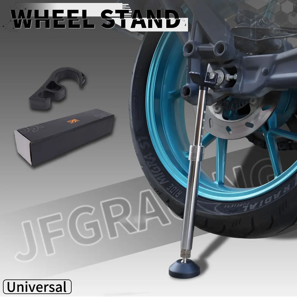 Wheel Stand Lift Universal For Motorcycles Single Sided Kick Paddock Stand Tool Front Rear Support Foldable Tire Repairing Tools