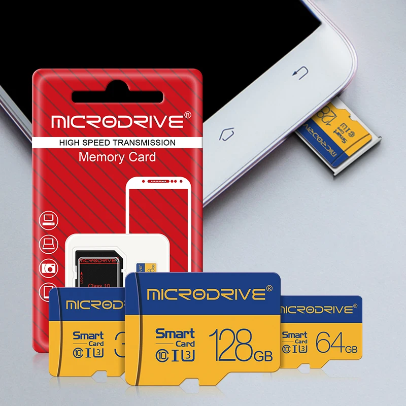 ความเร็วสูง Class 10 การ์ดหน่วยความจํา 8GB 16GB 32GB 64GB micro tf sd card 128GB 256GB cartao de memoria TF card สําหรับโทรศัพท์/แท็บเล็ต