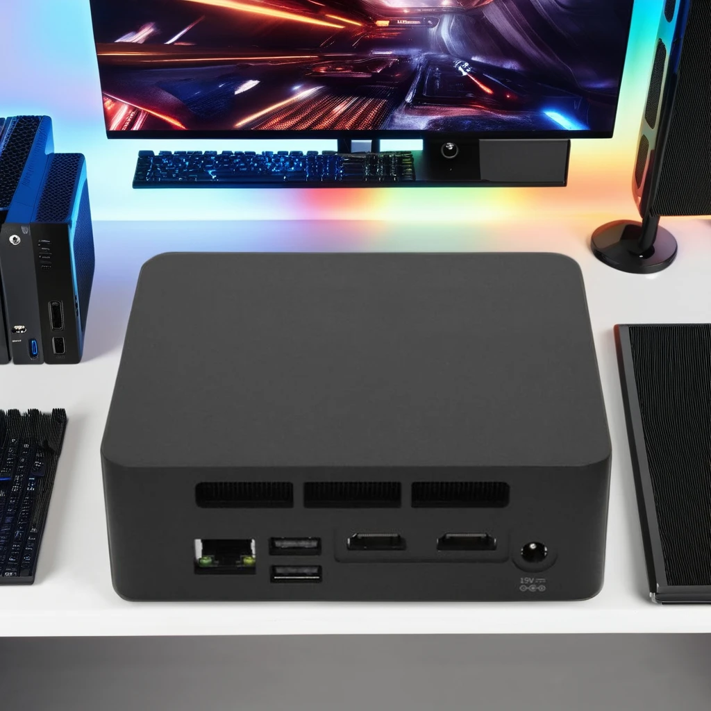 I5-1240P Mini Pc Built-in WiFi Compatible Win 11 Linux Desktop Home Office Game Dual Network Port Box Mini PC 12th