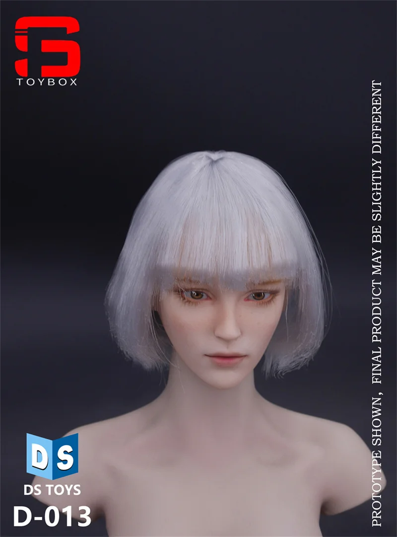 DS TOYS D-011 D-012 D-013 1/6 ヨーロッパ女性ヘッドスカルプト彫刻モデルフィット 12 ''兵士白い肌アクションフィギュアボディ