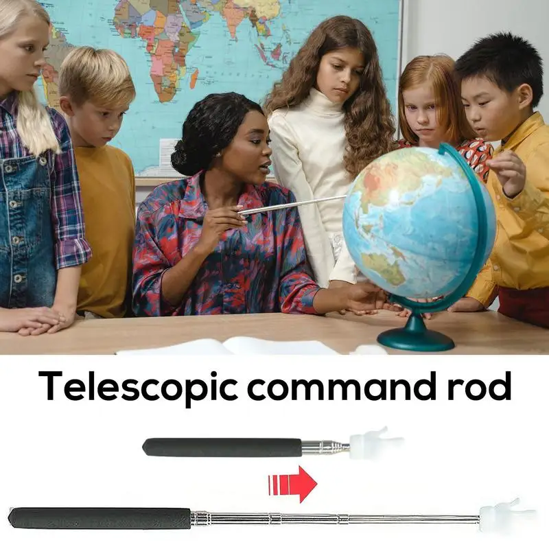 Teacher Pointer Stick Hand Pointer Telescoping Pointer Classroom Pointer Retractable Sticks Finger Pointer Stick Reading