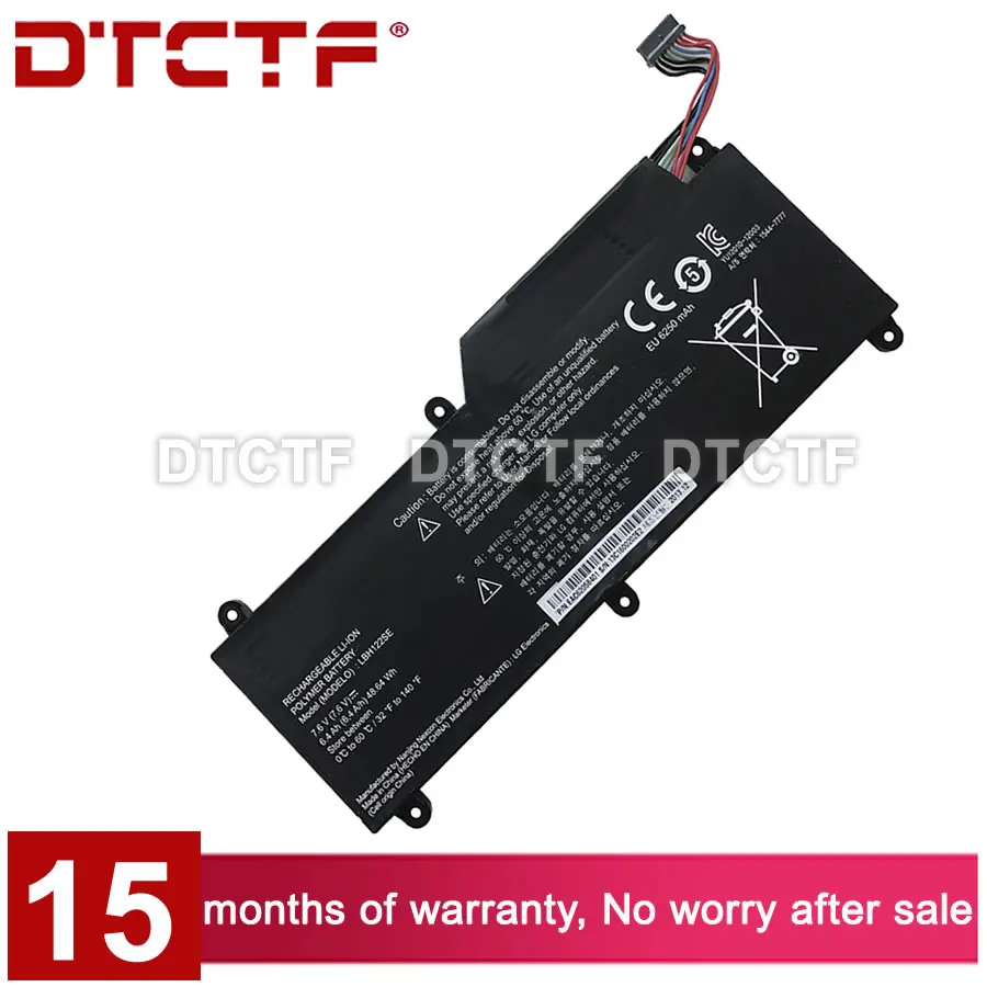 DTCTF 7.6V 48.64wh 6400mAh Model LBH122SE Battery For LG U460 U460-G U460-K.AH50K AH5DK U460-M.AFB5L Tablet