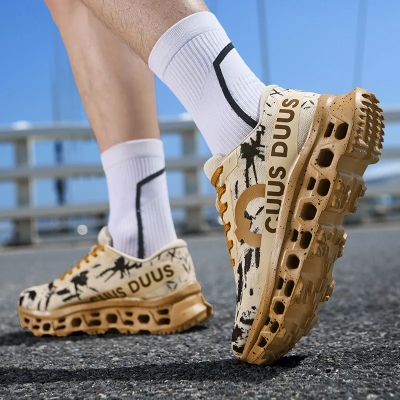 Men Sports Shoes Luxury Casual Sneakers Mesh Running Shoes Summer Lightweight Platform Fashion Basketball Walking Shoes for Men - view 5