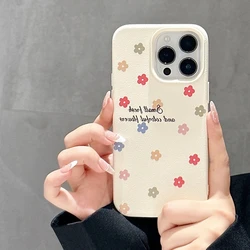 Colorful Flower Lichee Pattern Phone Case For iPhone 17 11 12 13 14 15 16 Pro Max 16E XS Max XR 16 Plus 17 Air Candy Soft Cover