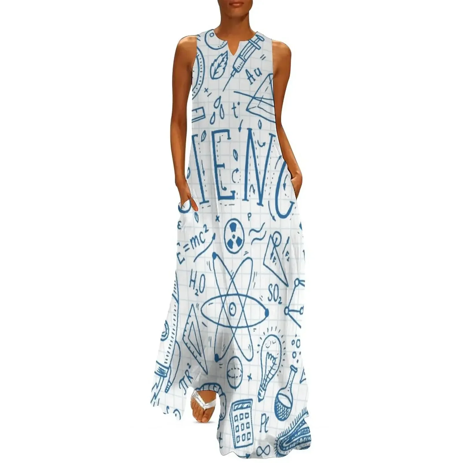 

Amazing Science Monochrome Long Dress Prom gown prom dress 2025 Party dresses women's clothing summer 2025 novelties Dress