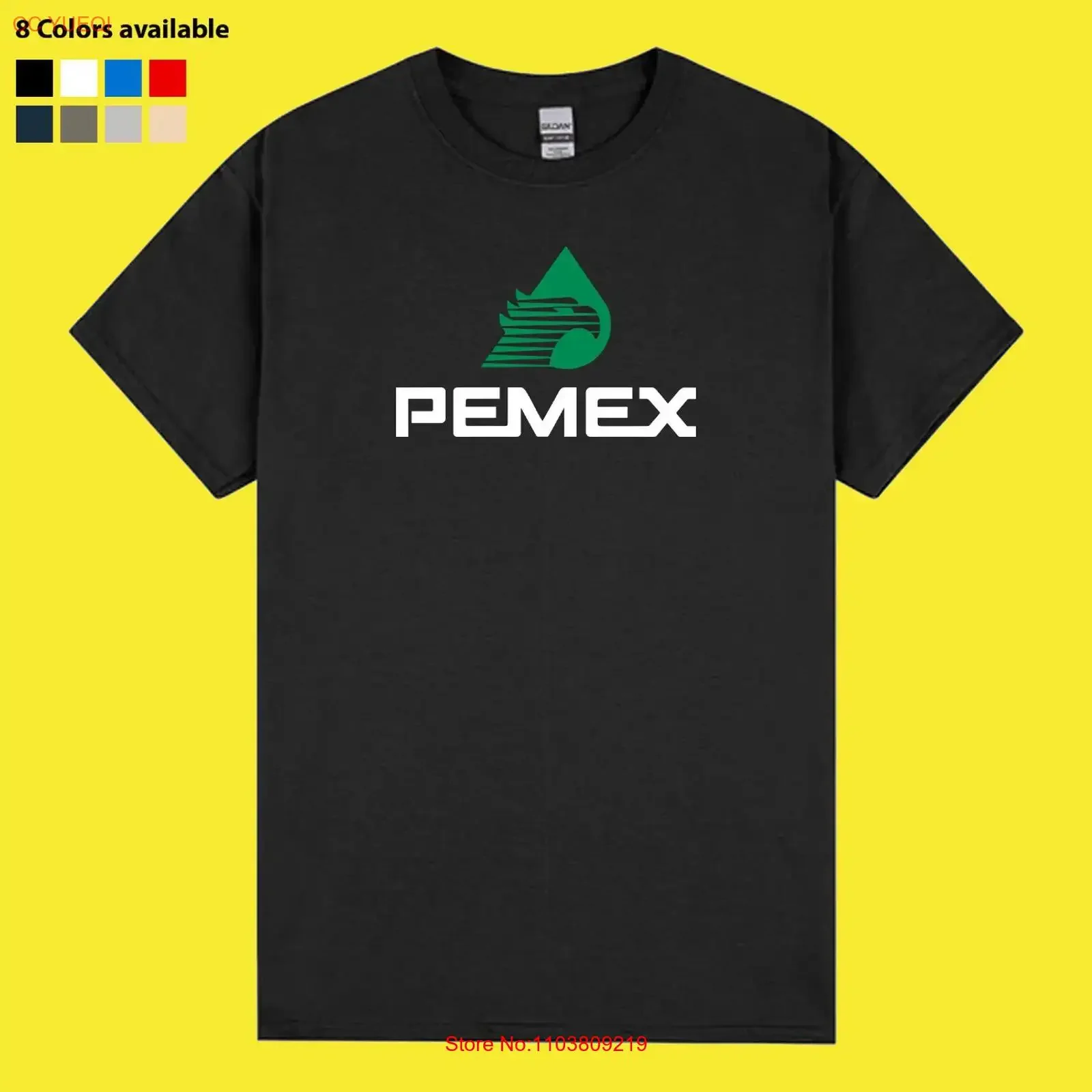 Nueva camiseta con logotipo de gasolinera PEMEX, divertida, hecha en EE. UU., S 5XL, ropa de diseñador vintage lavada, ropa de calle con gráficos de moda