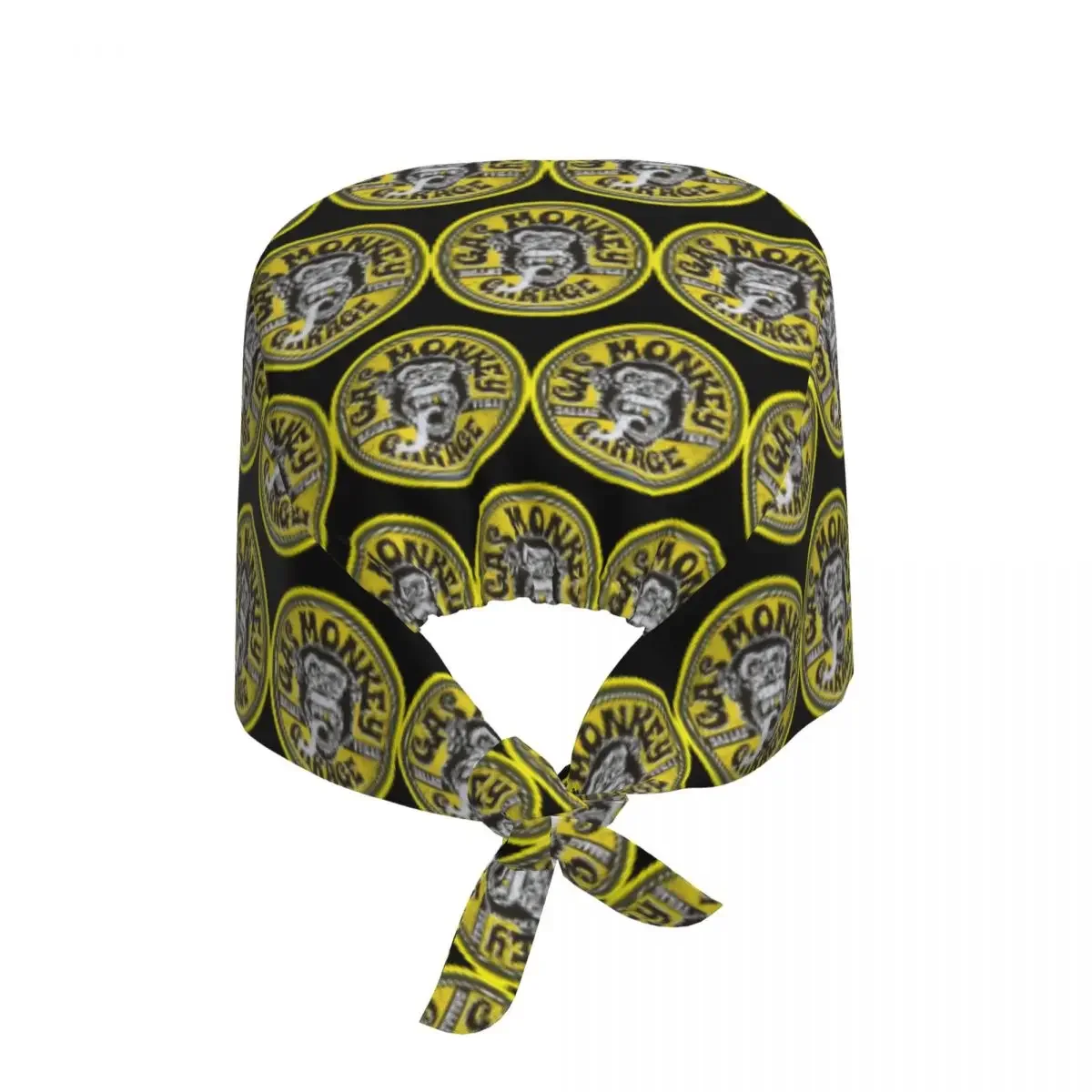 Gas Monkeys Garage Scrub Hat Doctor Working Surgical Cap Unisex Adjustable Nursing Caps for Dentist
